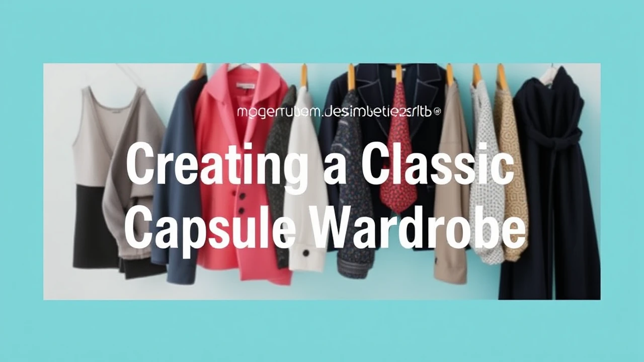 A Comprehensive Manual to Creating a Classic Capsule Wardrobe