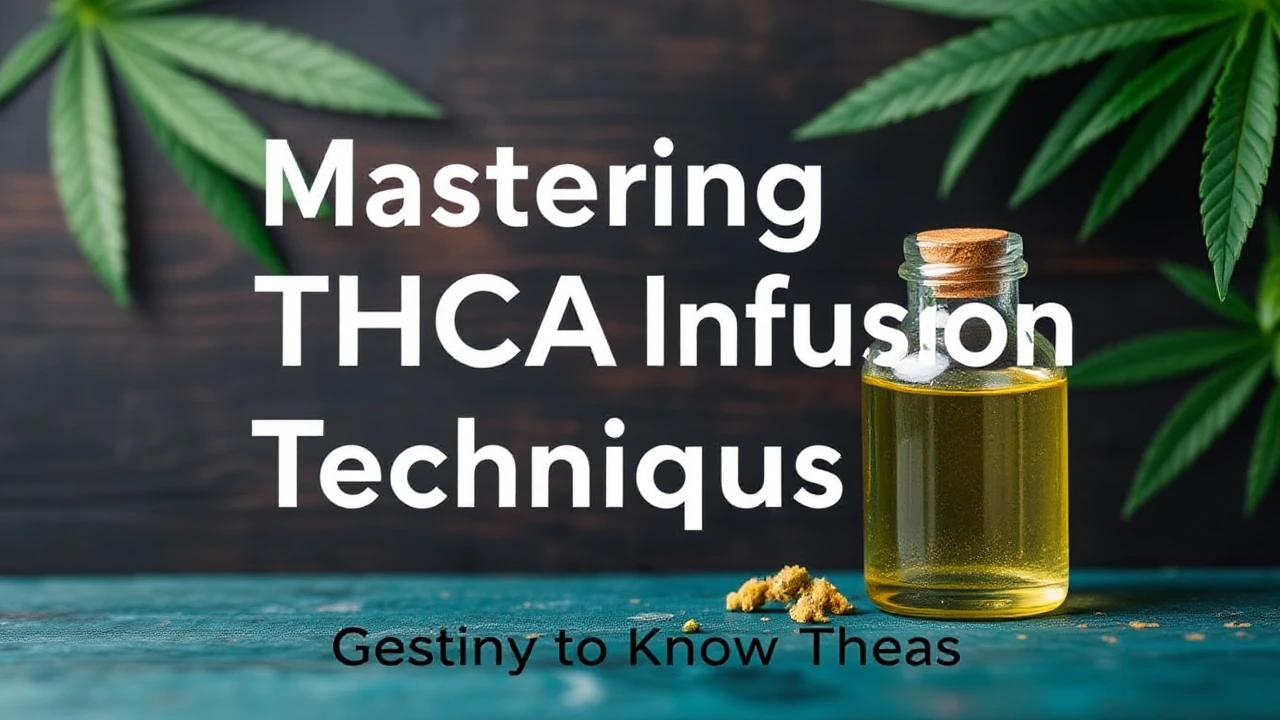 Mastering THCA Infusion Techniques: Expert Tips for Creating Homemade Remedies