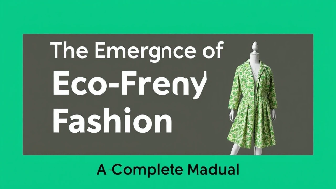 The Emergence of Eco-Friendly Fashion: A Complete Manual