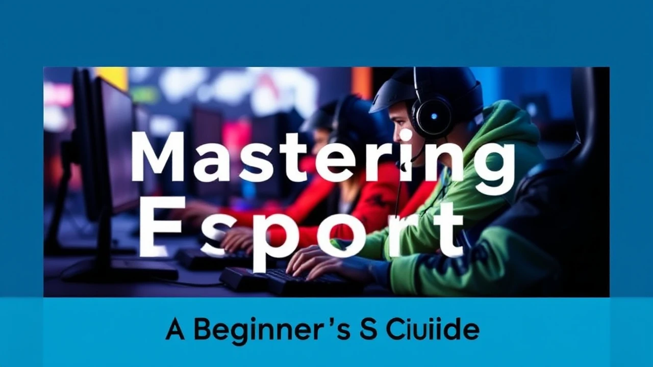 Mastering Esports: A Beginner's Guide to Professional Gaming