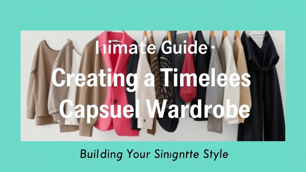 The Ultimate Guide to Creating a Timeless Capsule Wardrobe