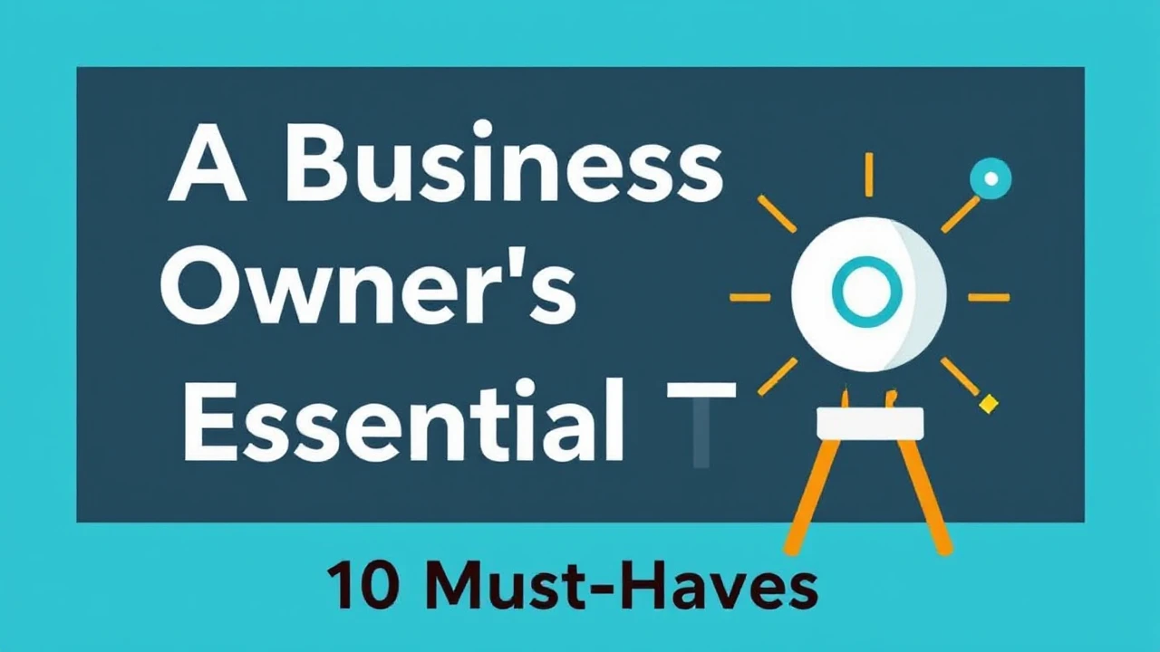 A Business Owner's Guide to Essential Tools: 10 Must-Haves
