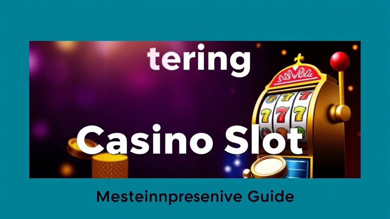 Mastering Casino Slots: Your Comprehensive Guide