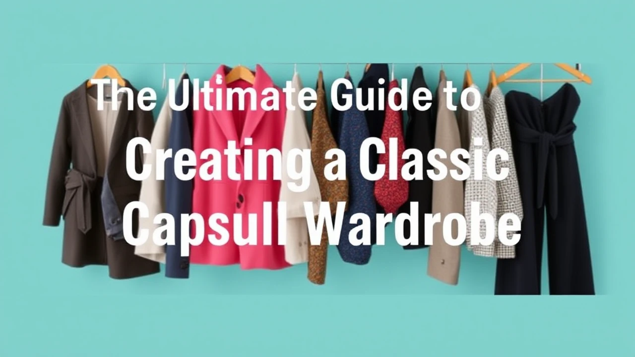 The Ultimate Guide to Creating a Classic Capsule Wardrobe