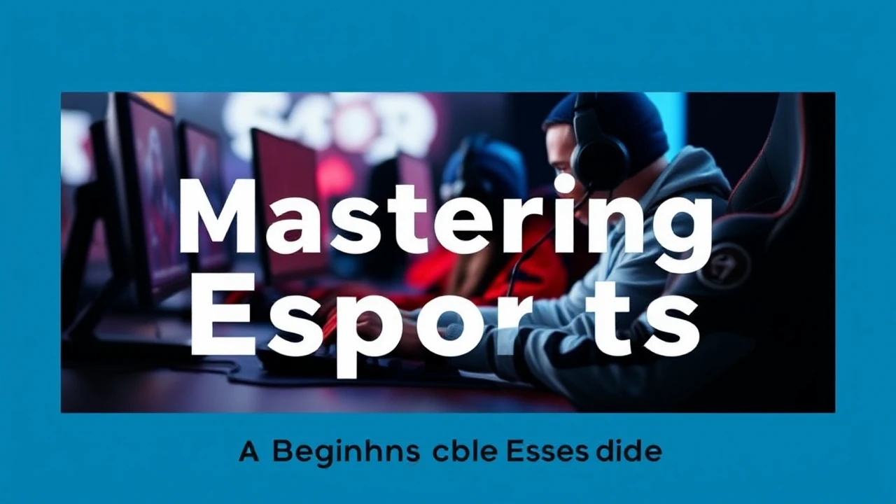 Mastering Esports: A Beginner's Guide to High-Level Gaming
