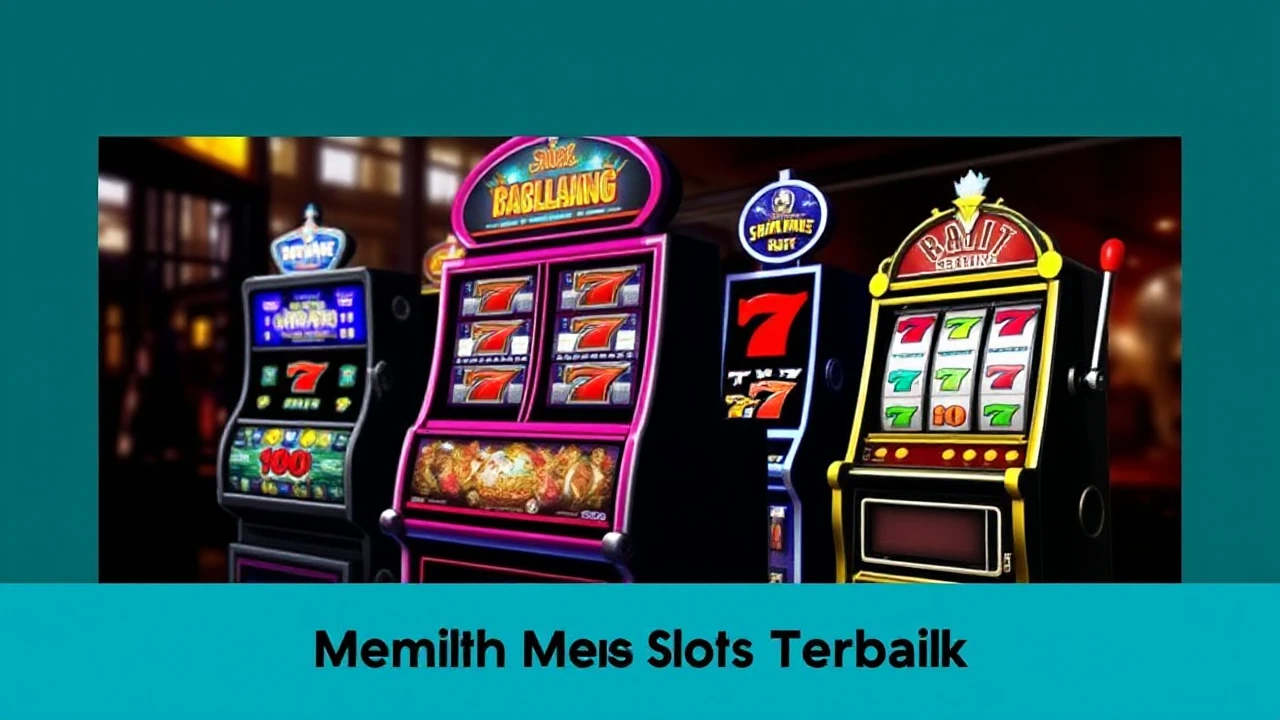 Tutorial Memilih Mesin Slot Terbaik