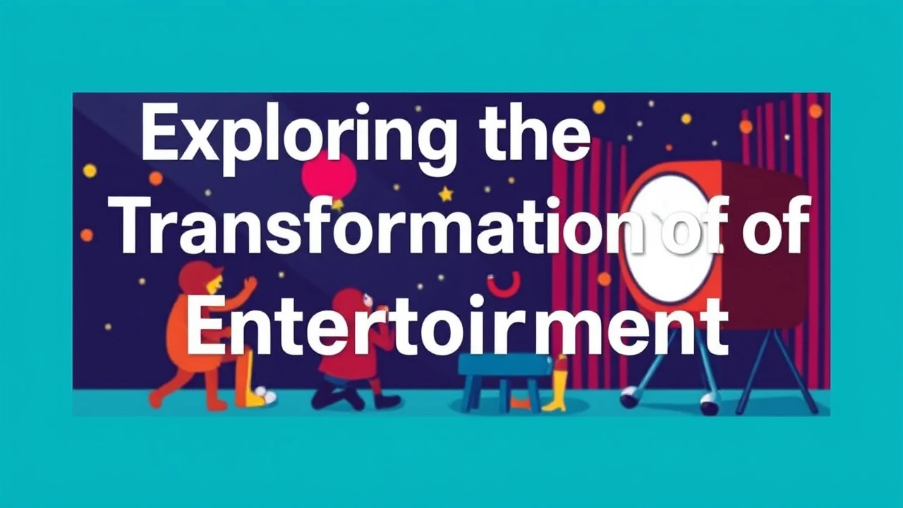 Exploring the Transformation of Entertainment Over Time