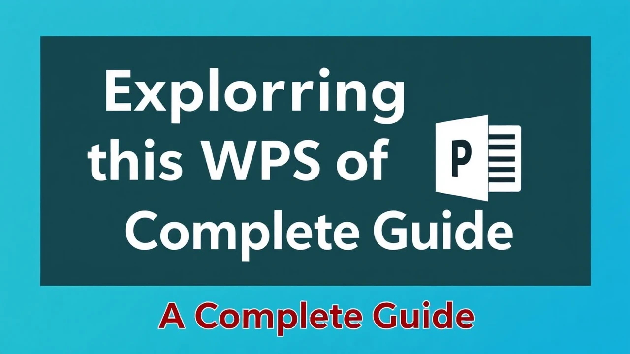 Exploring this Power of WPS Office: A Complete Guide