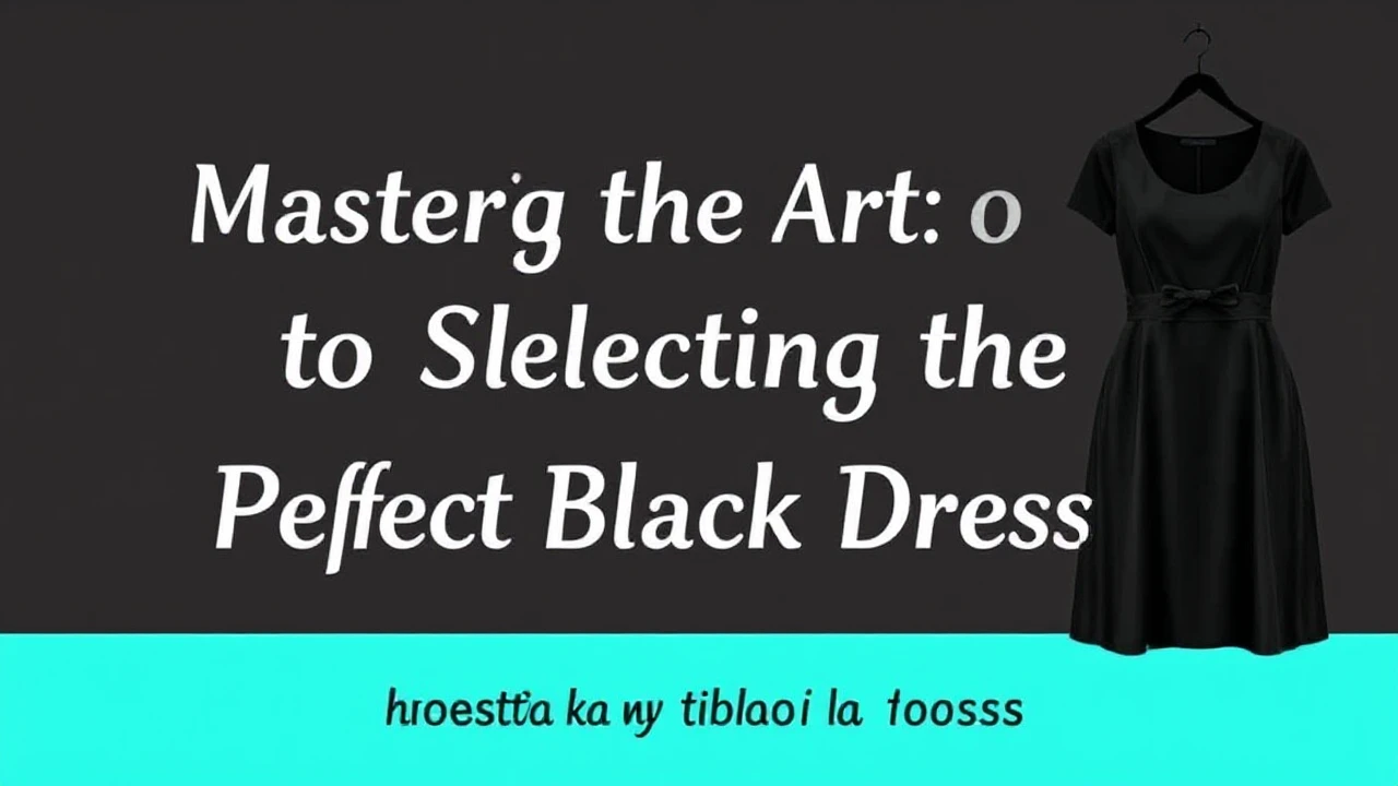 Mastering the Art of Selecting the Perfect Little Black Dress