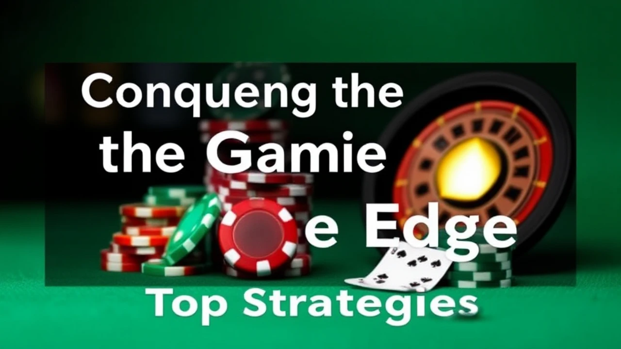 Conquering the Gaming House Edge: Top Strategies