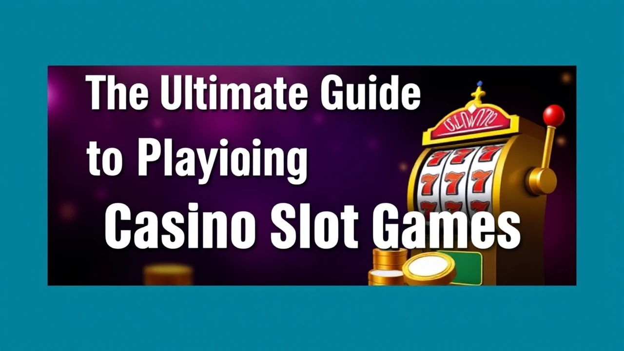 The Ultimate Guide to Playing Casino Slot Games