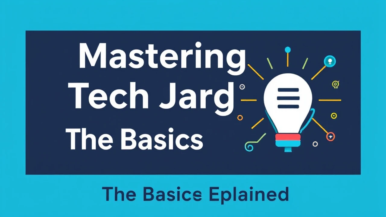 Mastering Tech Jargon: The Basics Explained