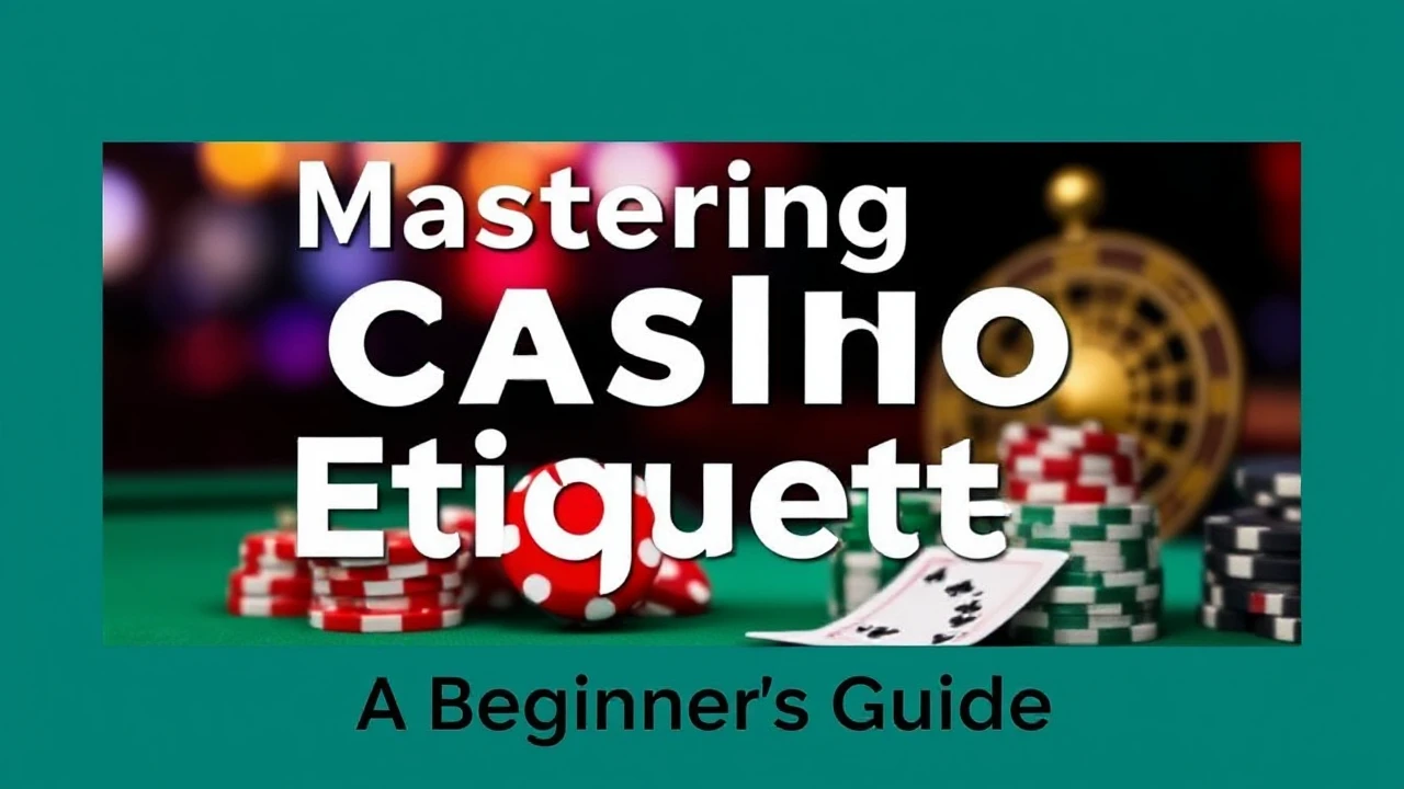 Mastering Casino Etiquette: A Beginner's Guide