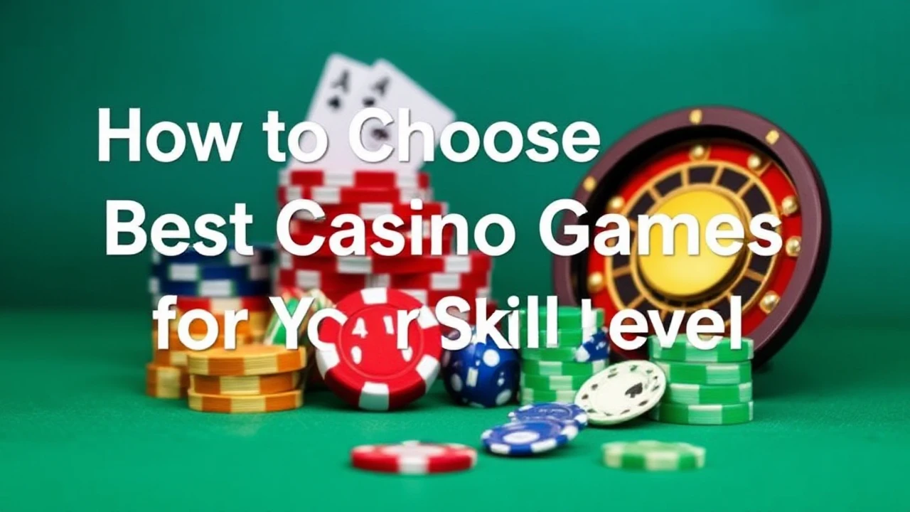 How to Choose the Best Casino Games for Your Skill Level