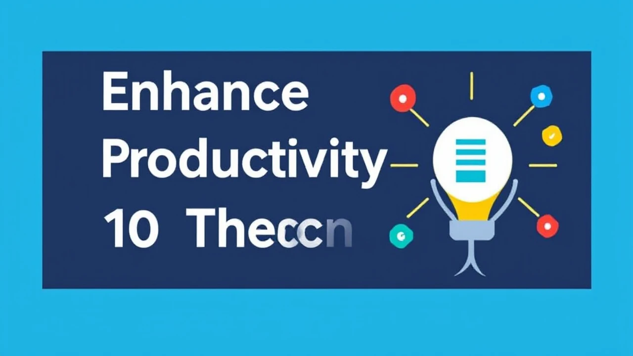 Enhance Your Productivity with These 10 Tech Hacks