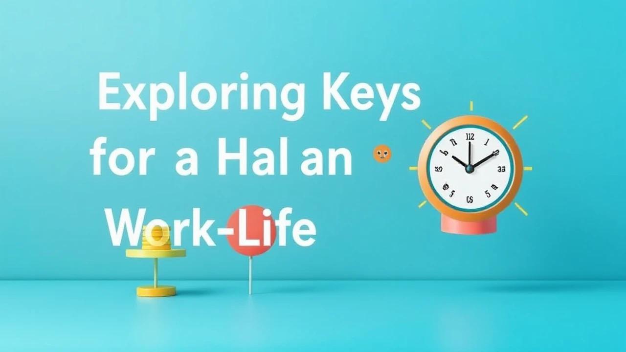 Exploring the Secret Keys for a Harmonious Work-Life Lifestyle: Key Points to Understand
