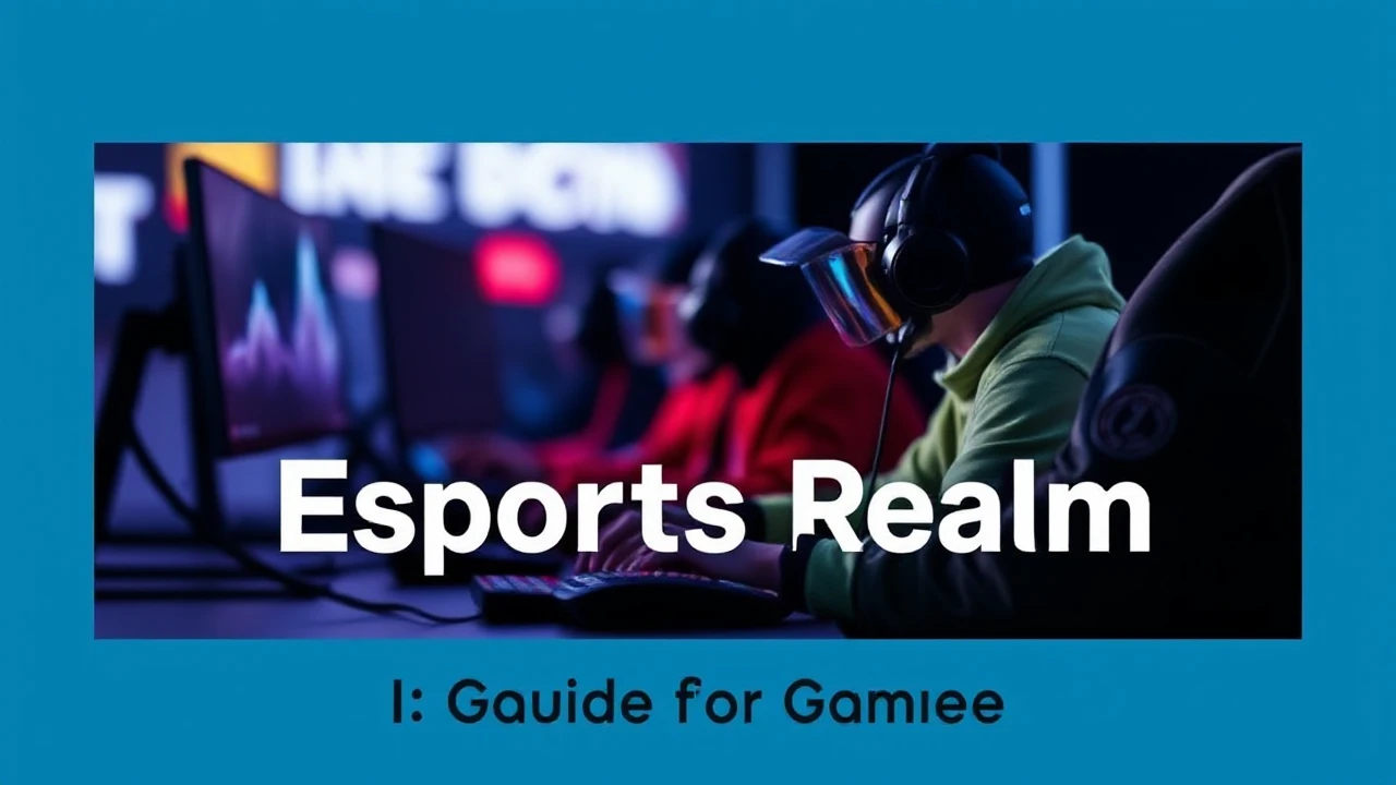 Entering the Esports Realm: A Guide for Gamers