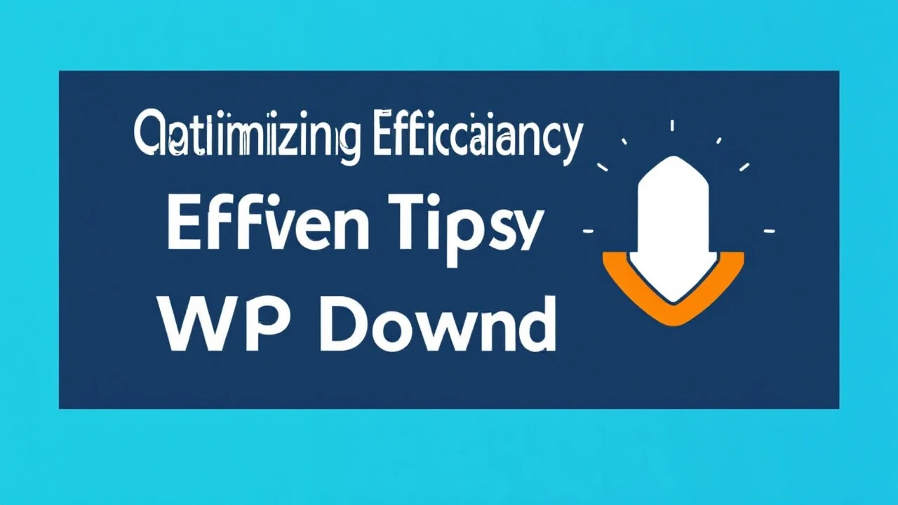Optimizing Efficiency: Proven Tips for Improving WPS Downloads