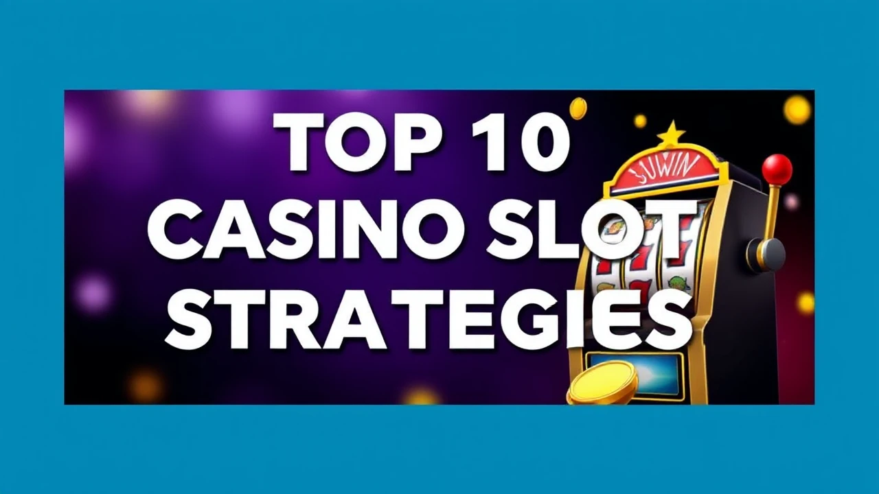 Top 10 Casino Slot Strategies for Achieving Success