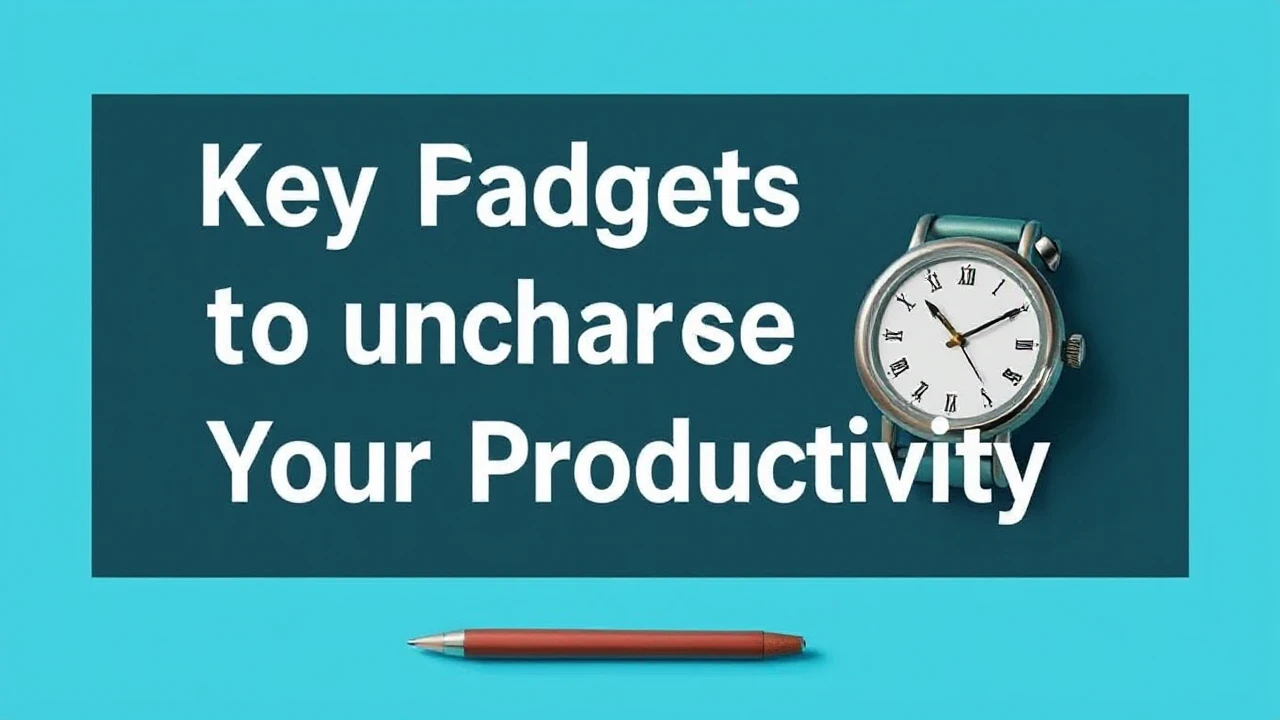 Key Gadgets to Supercharge Your Productivity