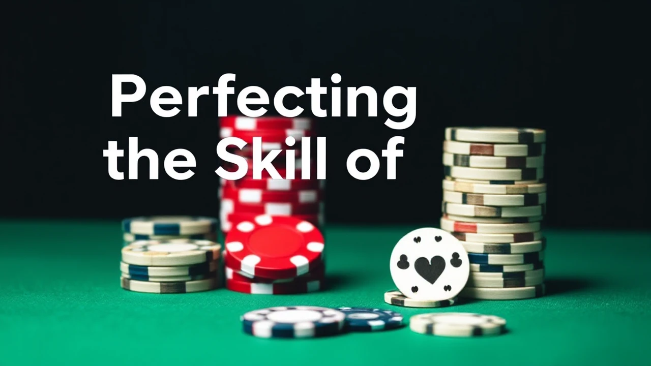 Perfecting the Skill of Poker Bluffing
