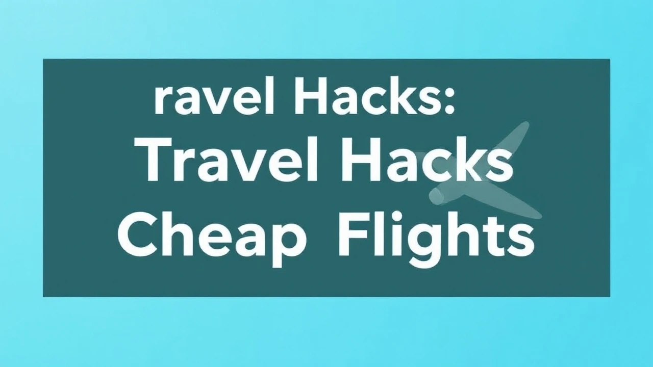 Expert Tips on Travel Hacks: Mastering Cheap Flights