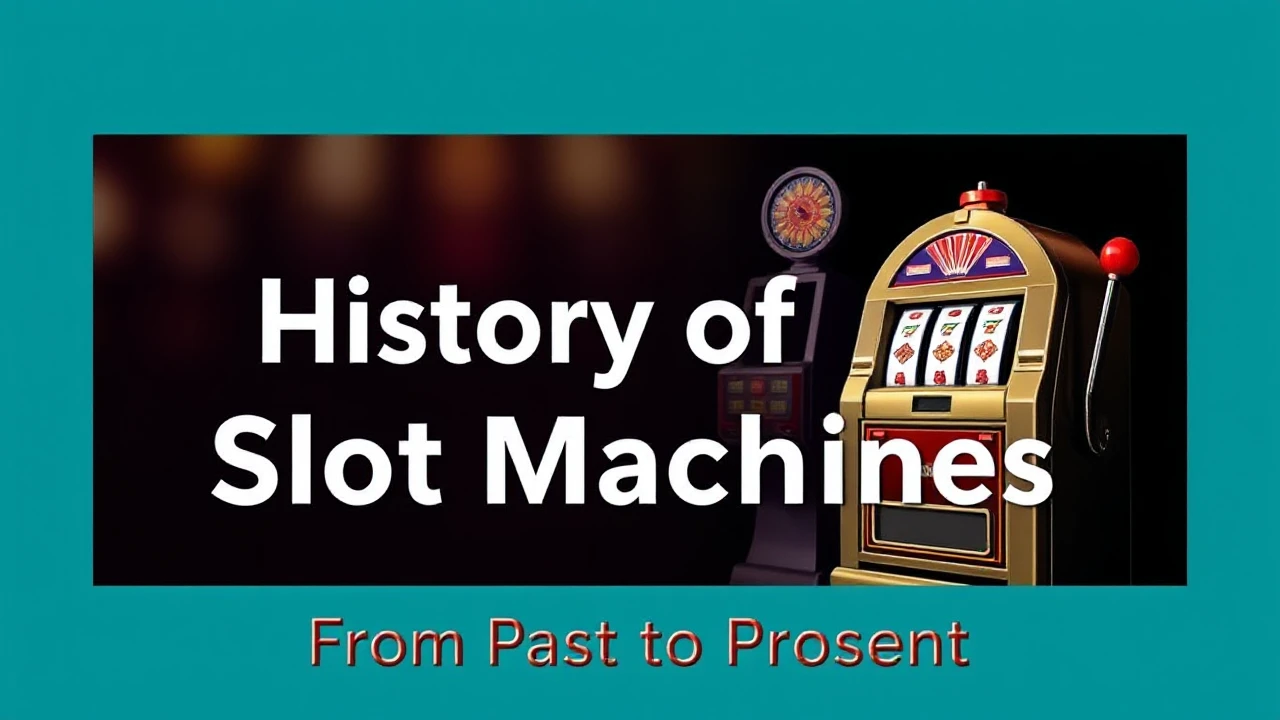 From Past to Present: Tracing the History of Slot Machines