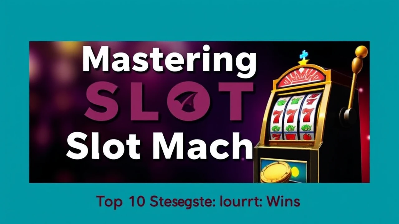 Mastering Slot Machines: Top 10 Strategies to Increase Your Wins