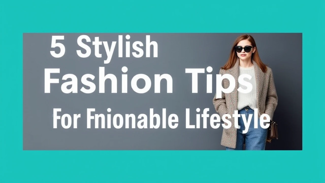 5 Stylish Fashion Tips for a Fashionable Lifestyle