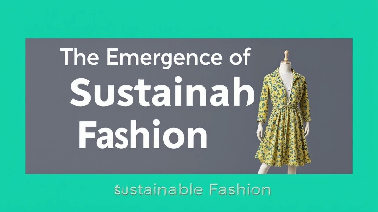 The Emergence of Sustainable Fashion: An Extensive Handbook