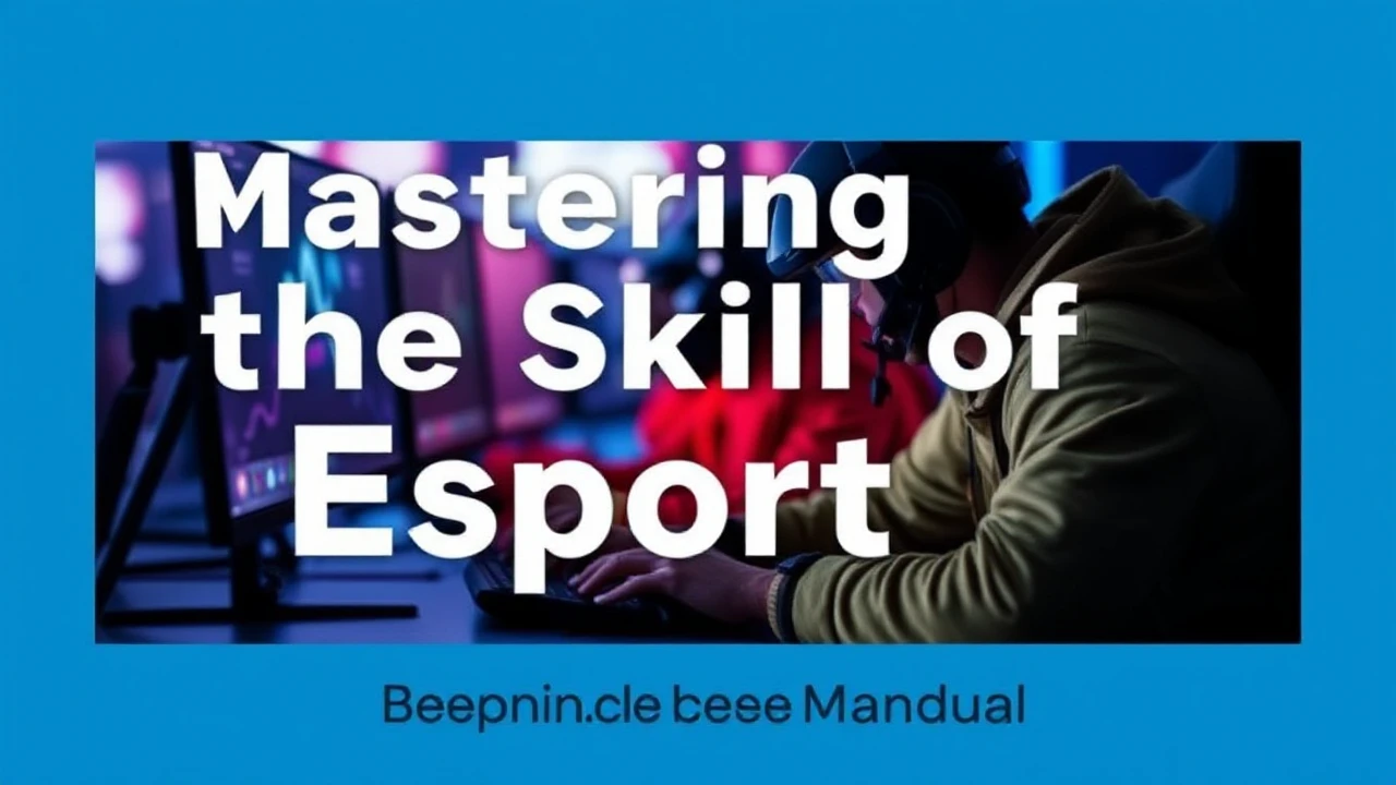 Mastering the Skill of Esports: A Thorough Beginner's Manual