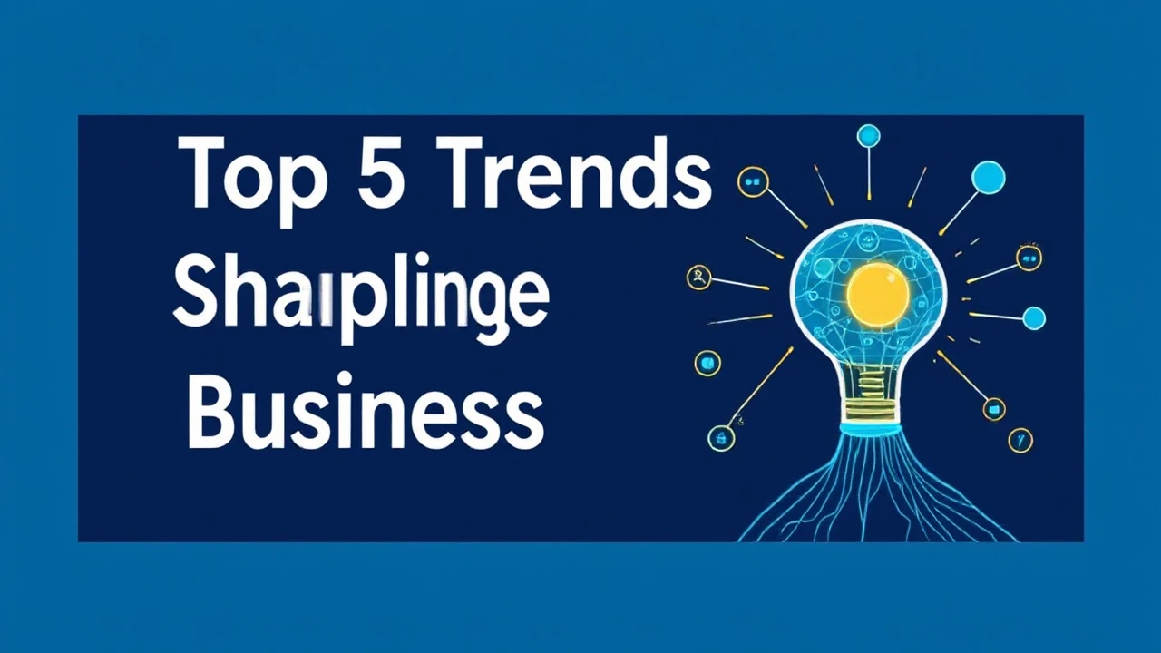 Unveiling the Top 5 Trends Shaping the Future of Business Innovation
