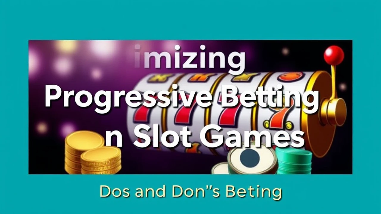 Maximizing Progressive Betting in Slot Games: Dos and Don'ts for Winning