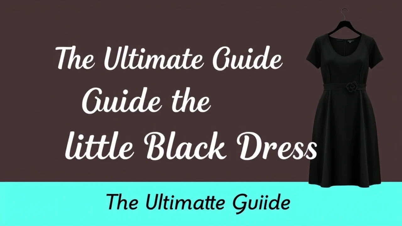 The Ultimate Guide of Picking the Ultimate Little Black Dress