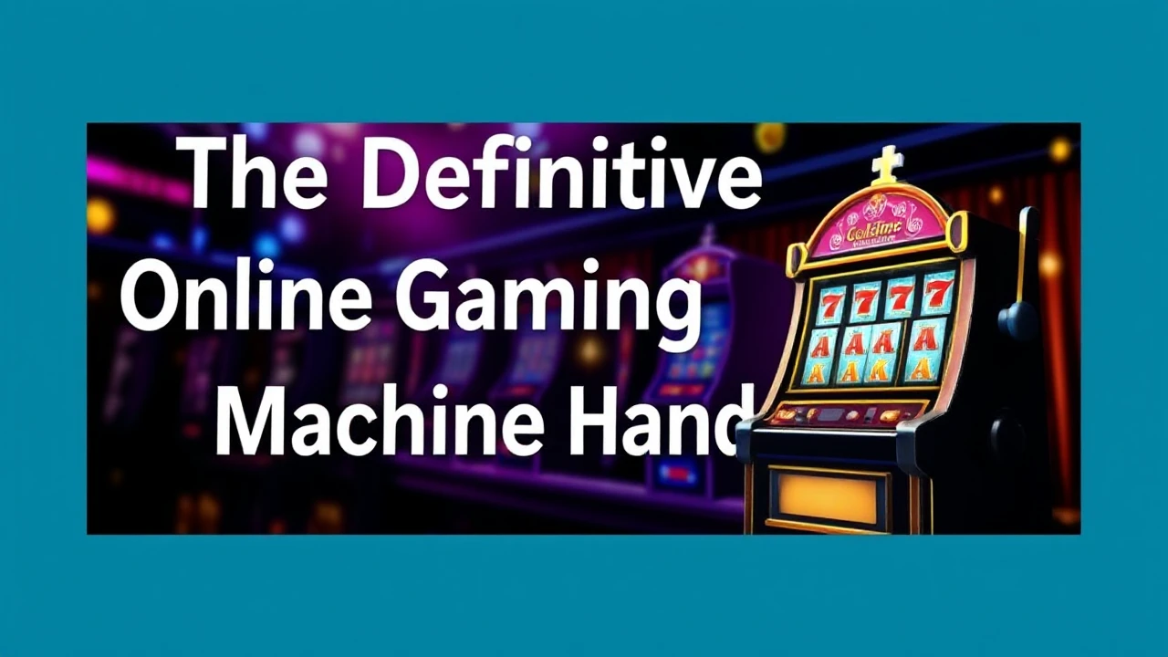 The Definitive Online Gaming House Machine Player's Handbook
