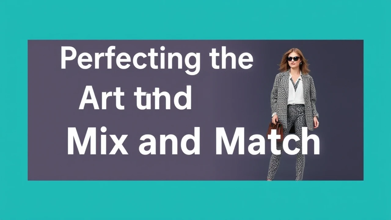 Perfecting the Art of Mix and Match in Fashion: A Guide to Enhance Your Style