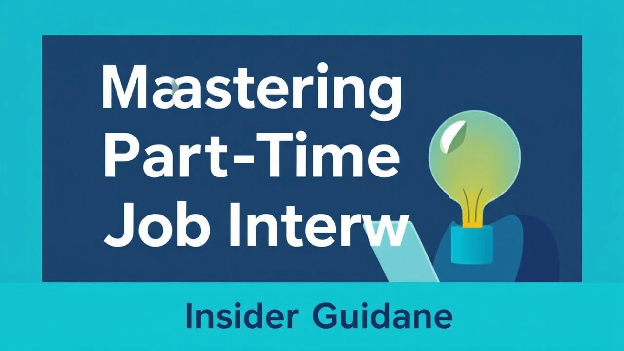 Mastering Your Part-Time Job Interview: Insider Guidance