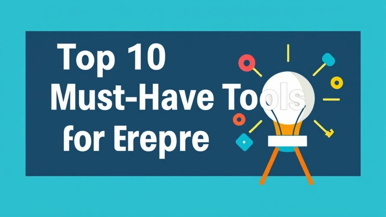 Top 10 Must-Have Tools for Every Entrepreneur