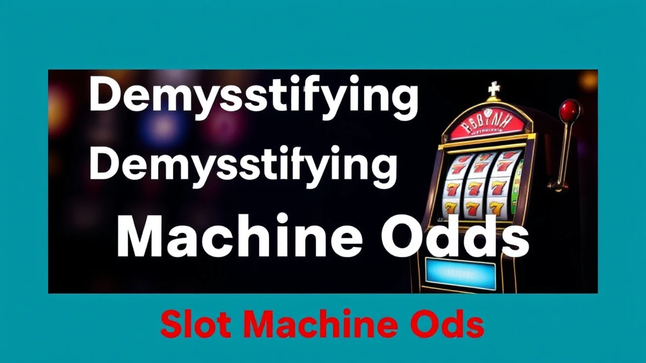 Demystifying Slot Machine Odds: Understanding to Odds