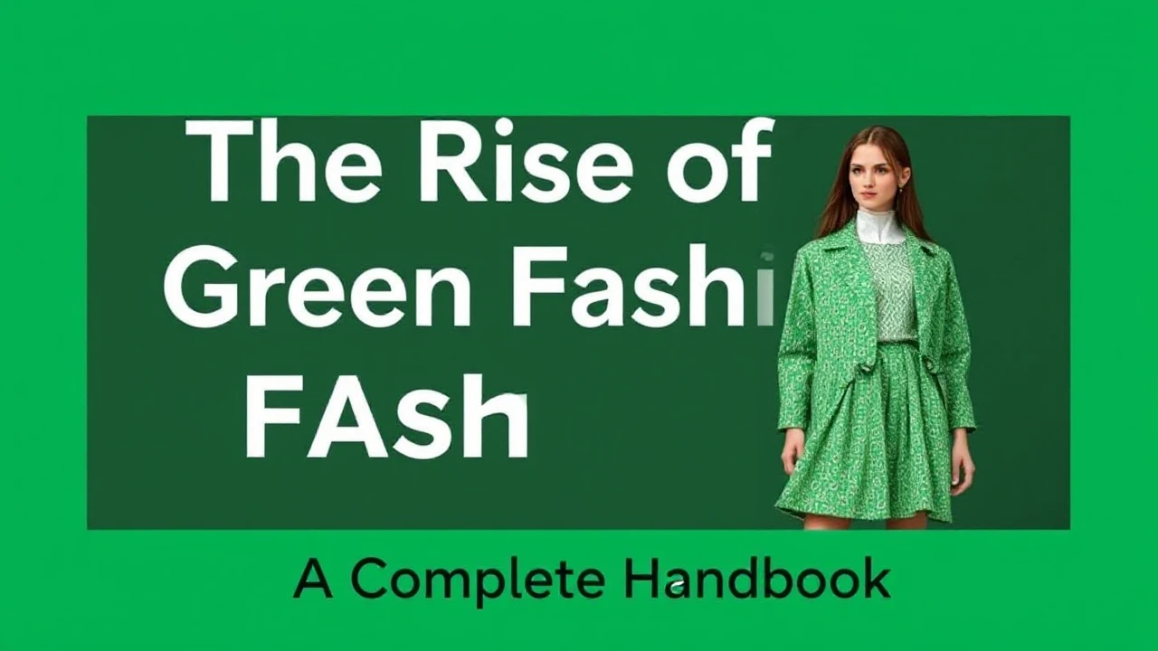 The Rise of Green Fashion: A Complete Handbook
