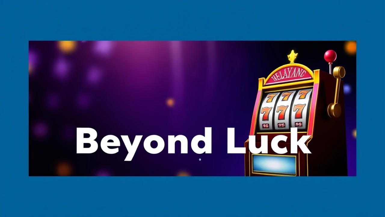 Beyond Luck: Tactics for Sustained Slot Success