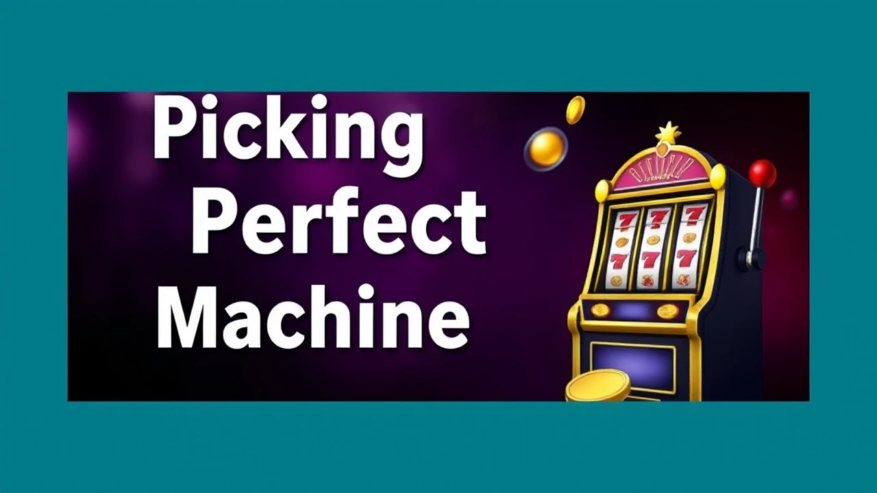 Picking the Perfect Slot Machine for You