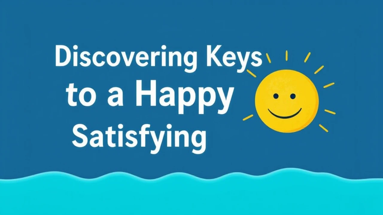 Discovering the Keys to a Happy and Satisfying Lifestyle