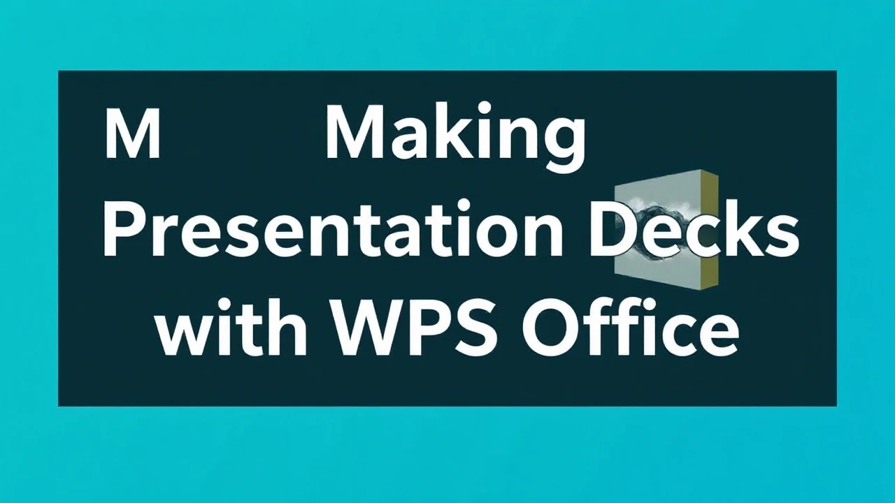 Making Captivating Presentation Decks with WPS Office