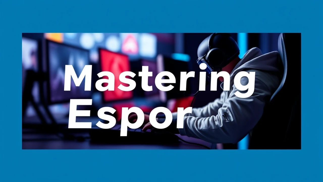 Mastering Esports: Novice's Guide to High-Level Gaming