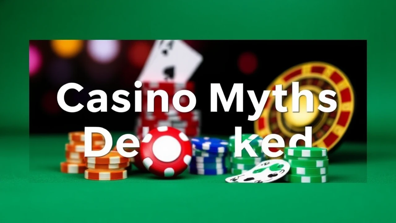 Exposing the Top Casino Myths Debunked: Clarifying Fact from Fiction