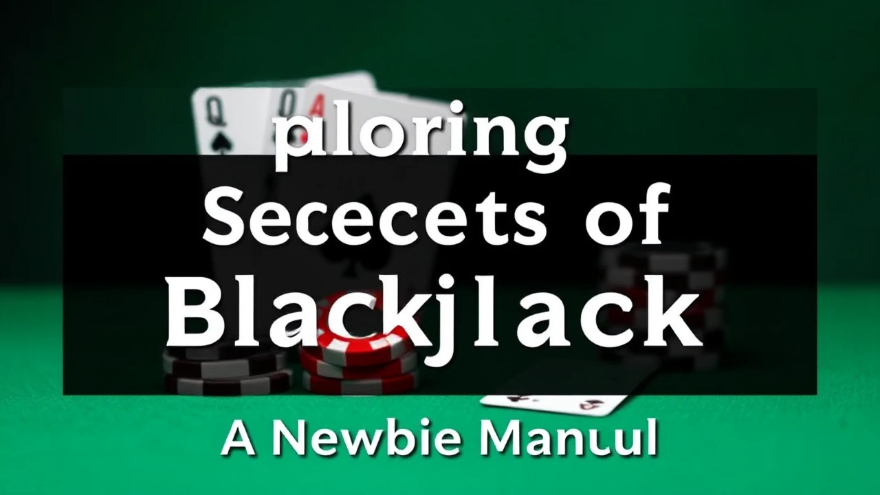 Exploring the Secrets of Blackjack: A Newbie's Manual