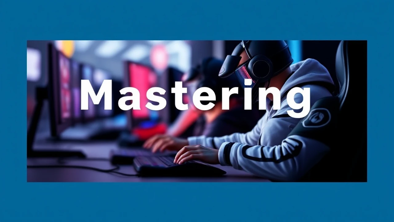 Mastering Esports: A Beginner's Introduction to Competitive Gaming