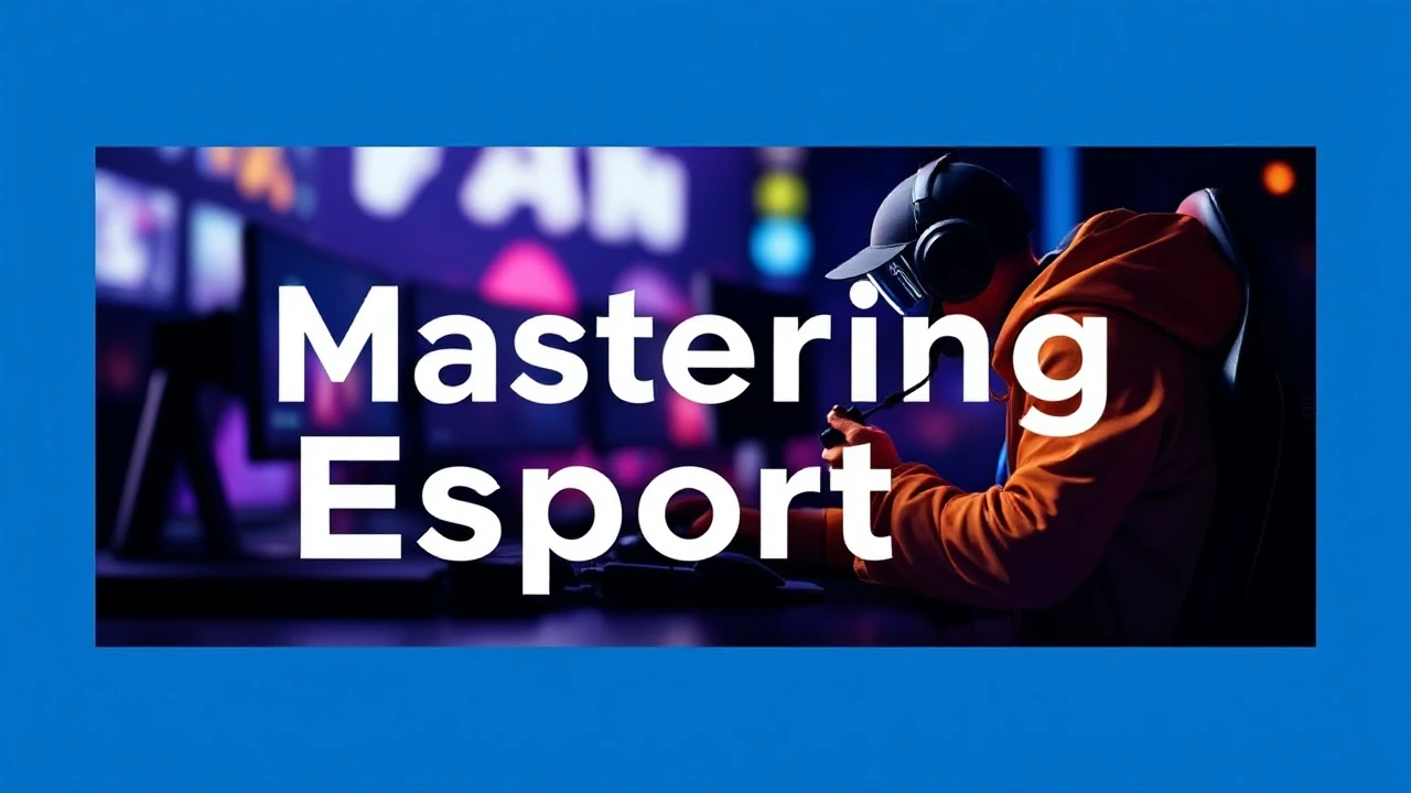 Mastering Esports: An Amateur's Guide to Conquering the Game