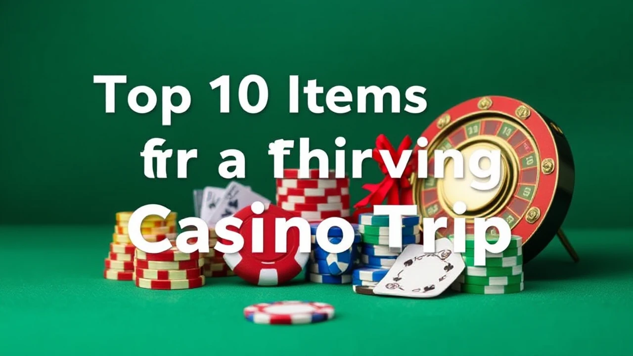 Top 10 Items for a Thriving Casino Trip